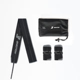 Bmotion Handgelenkbandagen für Krafttraining mit Aufbewahrungstasche - schwarze Wrist Wraps für Fitness und Gym